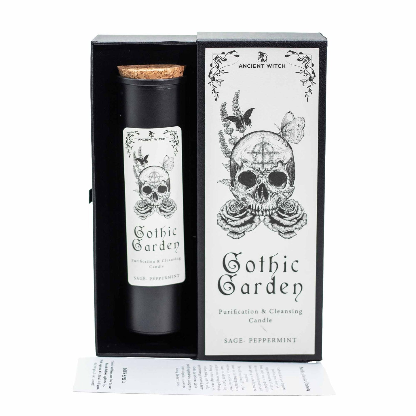 Ancient Witch Cleansing Candle | Gothic Garden — Deep Cleansing & Releasing