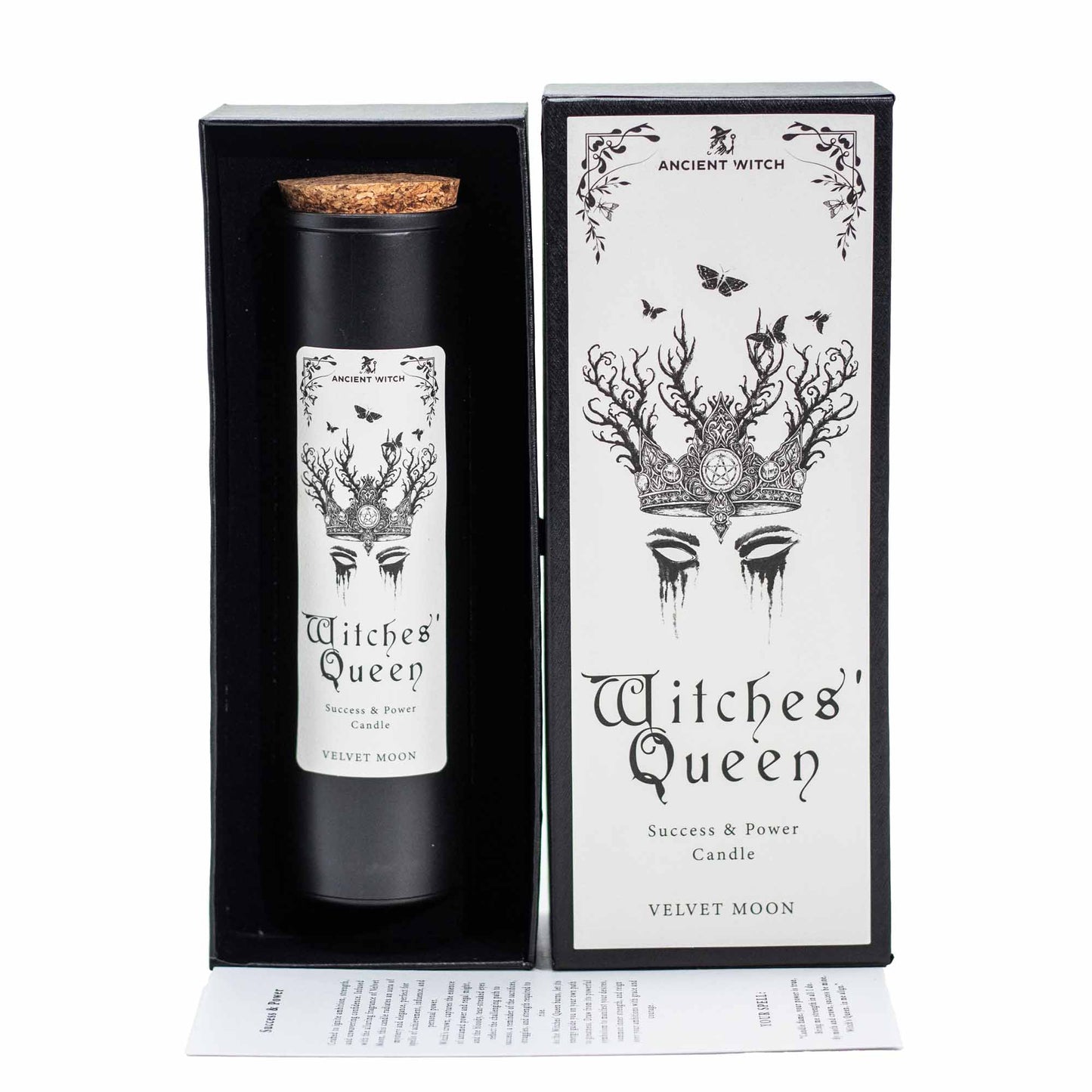 Ancient Witch Cleansing Candle | Queen of Witches — Power & Unwavering Self-Confidence