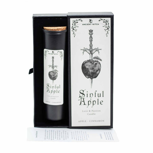 Ancient Witch Cleansing Candle | Sinful Apple — Awaken Passion & Forbidden Love