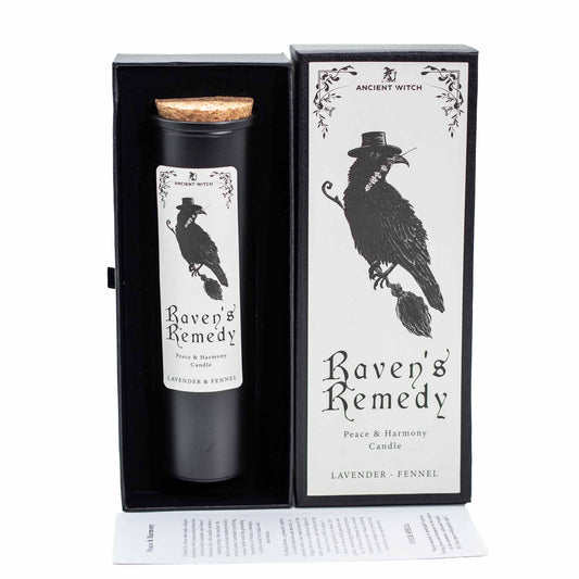 Ancient Witch Cleansing Candle | Crow Remedy — Wisdom & Spiritual Protection