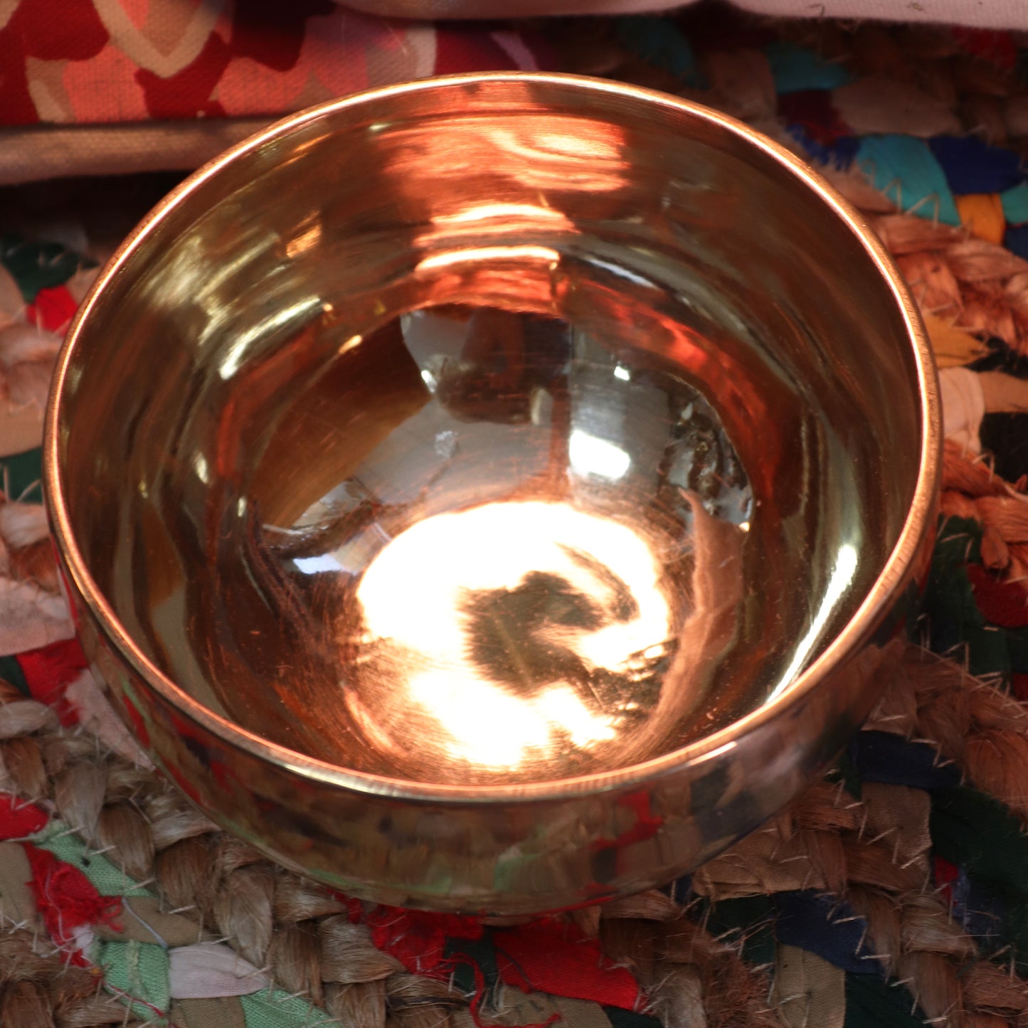 Grote Shining Bell-Metal Handgemaakte Slagkom (ongeveer 850g) - 17cm