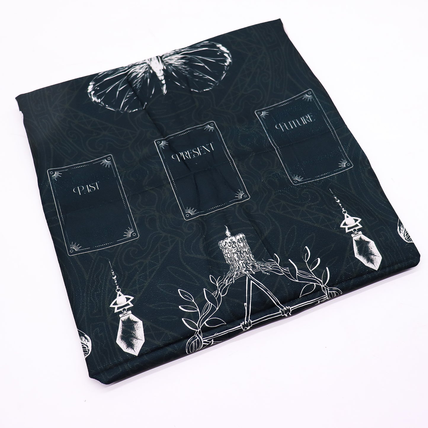 Tarot Reading Cloth Old Witch – Witchcraft Altar Cloth 75x75 cm