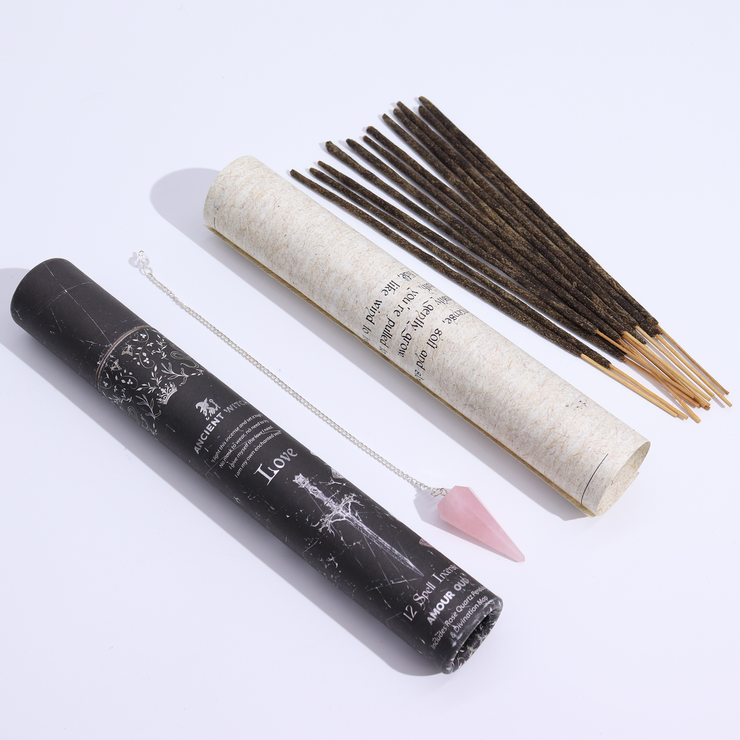 Ancient Witch Spell Incense Love | With Rose Quartz Pendulum | Amstercharmed