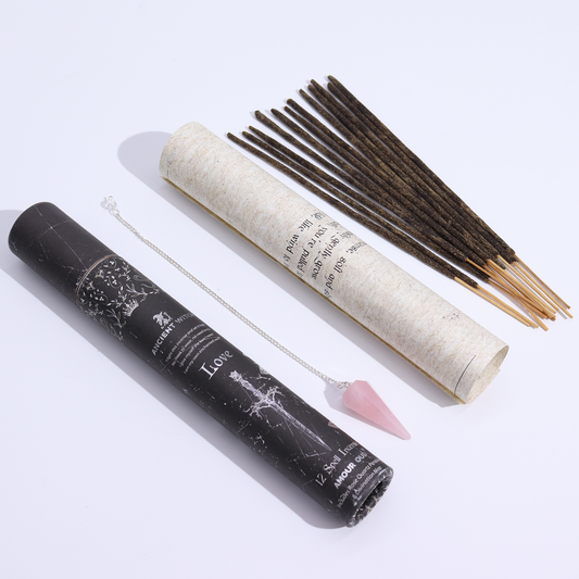 Ancient Witch Spell Incense Love | With Rose Quartz Pendulum | Amstercharmed