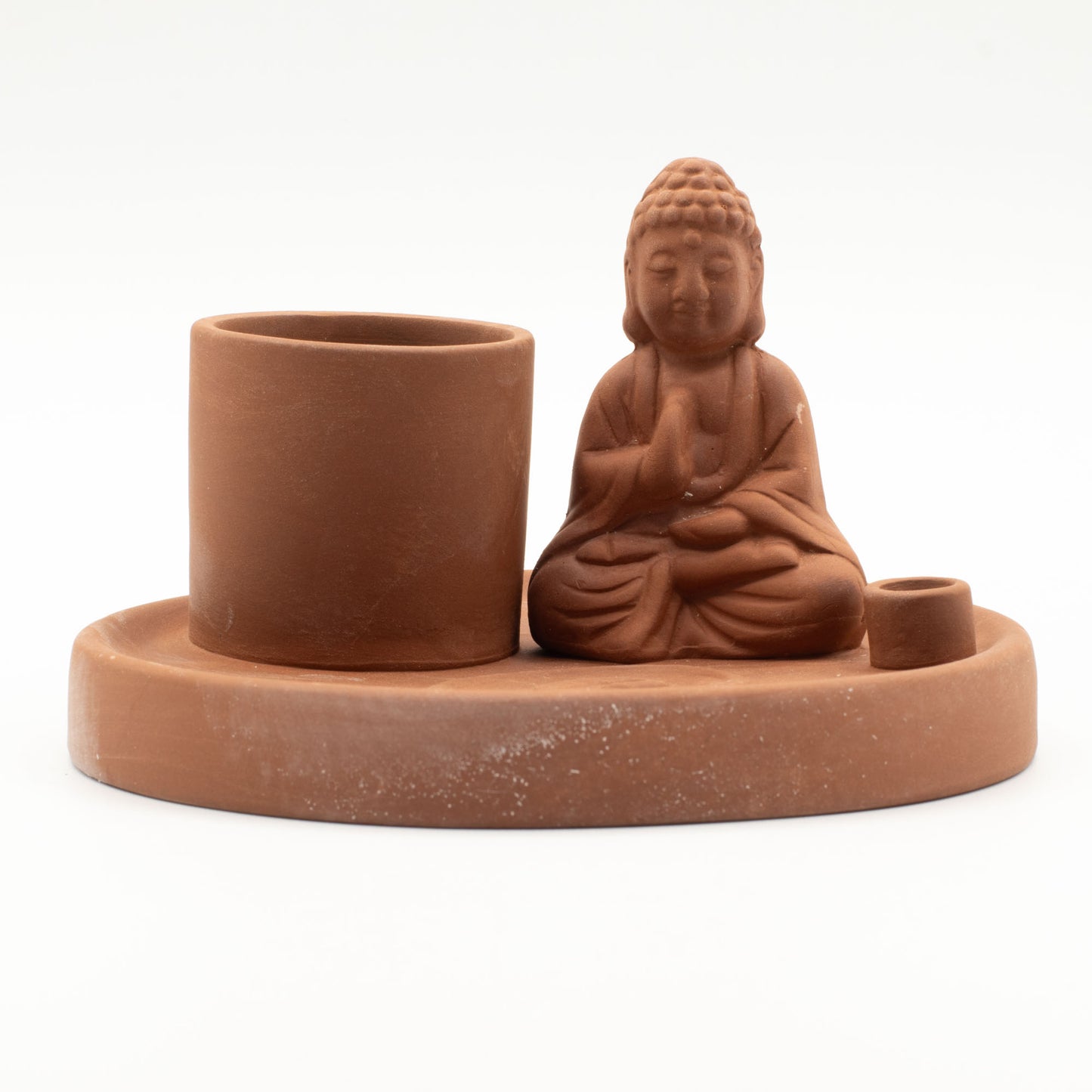Buddha Incense Holder Terracotta | Ceramic Incense Plate | Amstercharmed