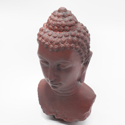 Buddha Büste Lampe Geschmolzene Lava - Ovaler Sockel