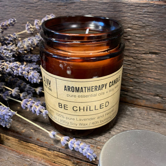 Aromatherapie Sojawachskerzen im Glas – Entspannung