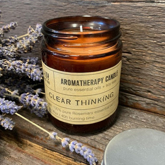 Aromatherapie Sojawachskerzen im Glas – Klarer Verstand