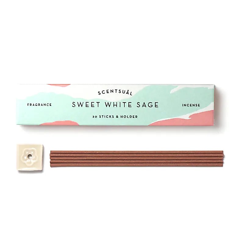 Scentsual Incense Sweet White Sage | 30 Sticks | Nippon Kodo