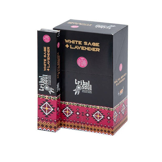Tribal Soul Weißer Salbei & Lavendel Räucherstäbchen 15g – Reinigung & Ruhe