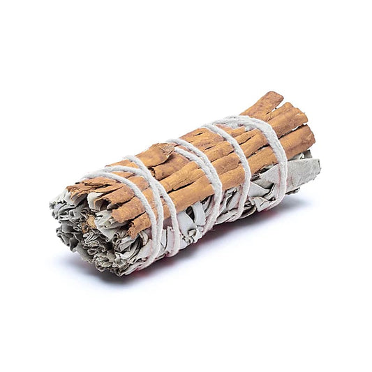 Weißer Salbei Smudge mit Zimt | 2er-Set (S) | Amstercharmed