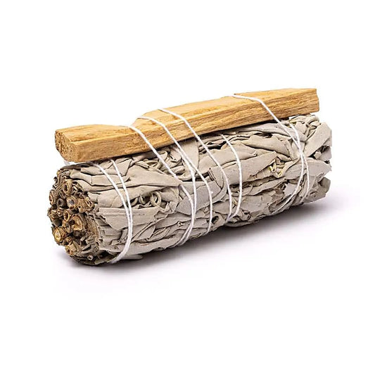 Weißer Salbei Smudge mit Palo Santo | 2er Set | Amstercharmed