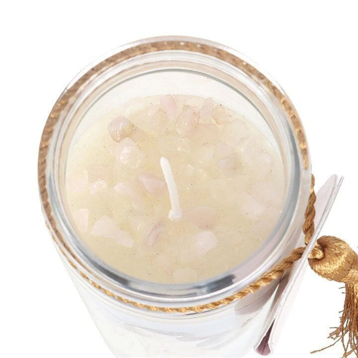 Aphrodite Ritueelkaars met Rozenkwarts