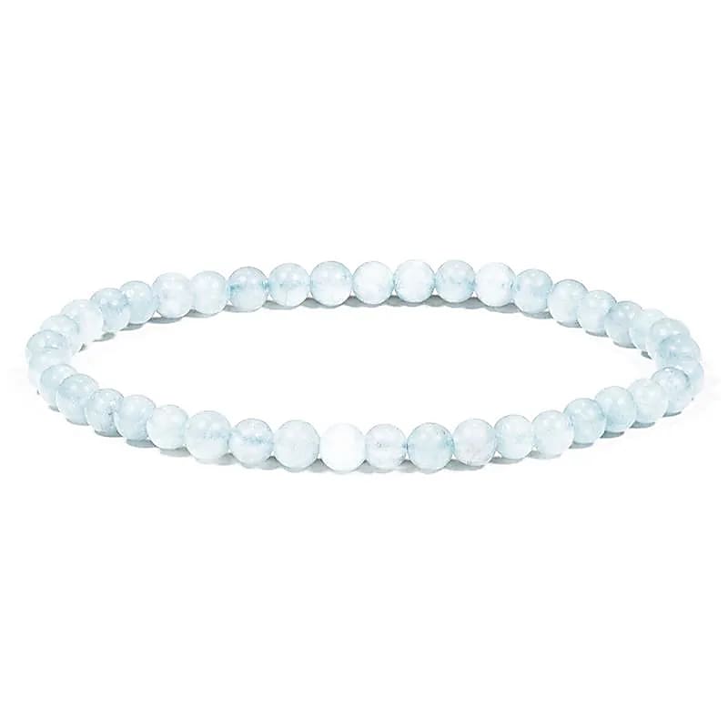 Bracelet aquamarine Bead diameter cm ±0.3
