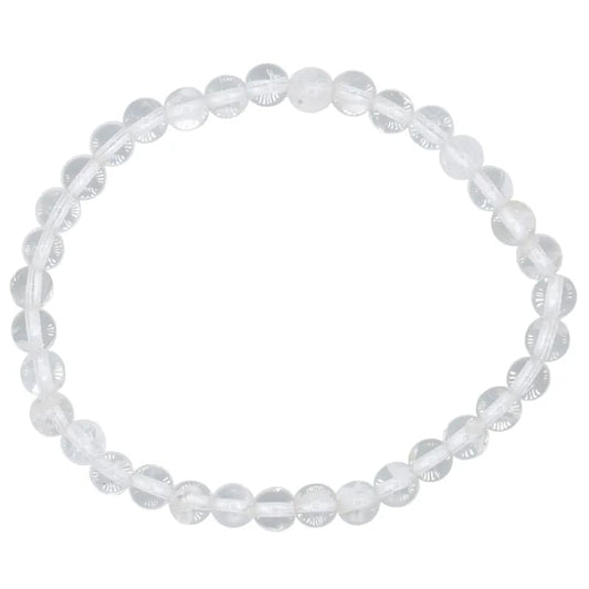 Bracelet rock crystal Bead diameter cm ±0.6