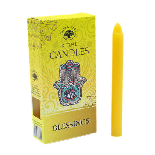 Green Tree Blessing Ritualkerzen – 10er Set