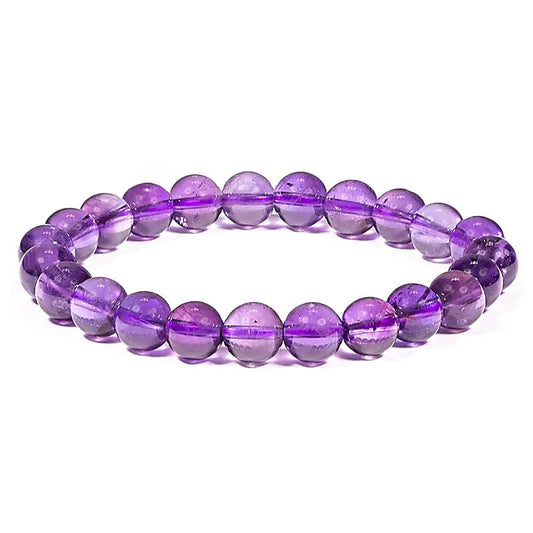 Amethyst bracelet Bead diameter cm ±0.8