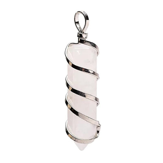 Rock crystal point pendant