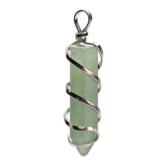 Green aventurine point pendant