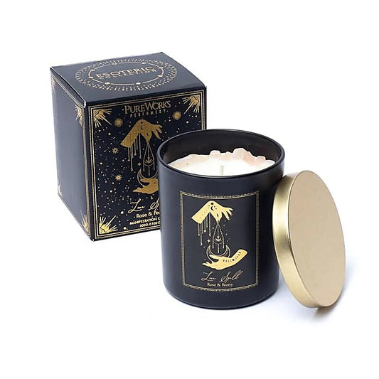 Manifestationskerze Love Spell im Glas mit Deckel