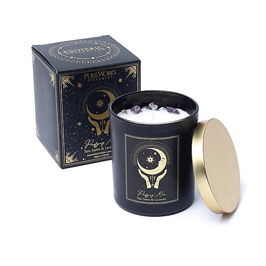 Manifestationskerze Purifying Moon im Glas mit Deckel