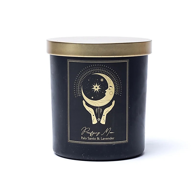 Manifestationskerze Purifying Moon im Glas mit Deckel