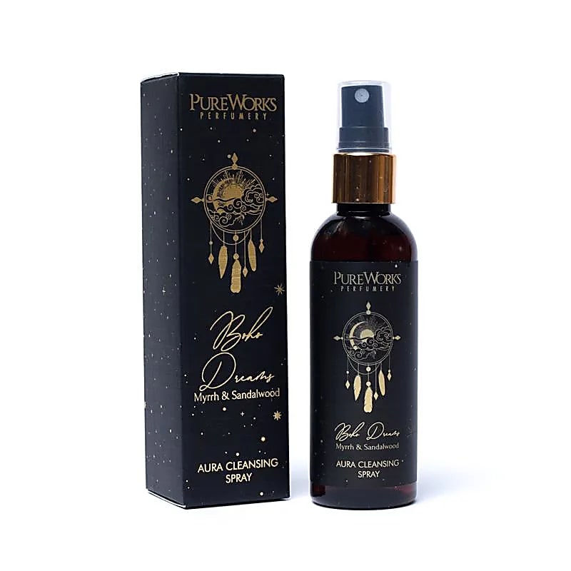 PureWorks Boho Dreams – Room Spray with Myrrh & Sandalwood for Calm & Boho Atmosphere