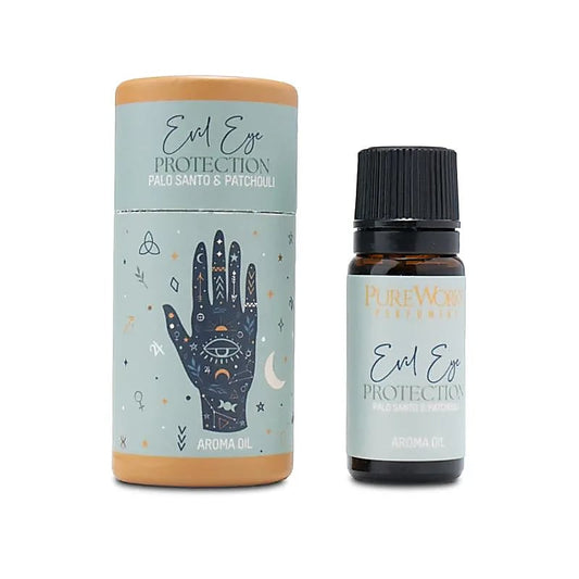 Evil Eye Schutzduftöl – Palo Santo & Patchouli | Celestial Magic
