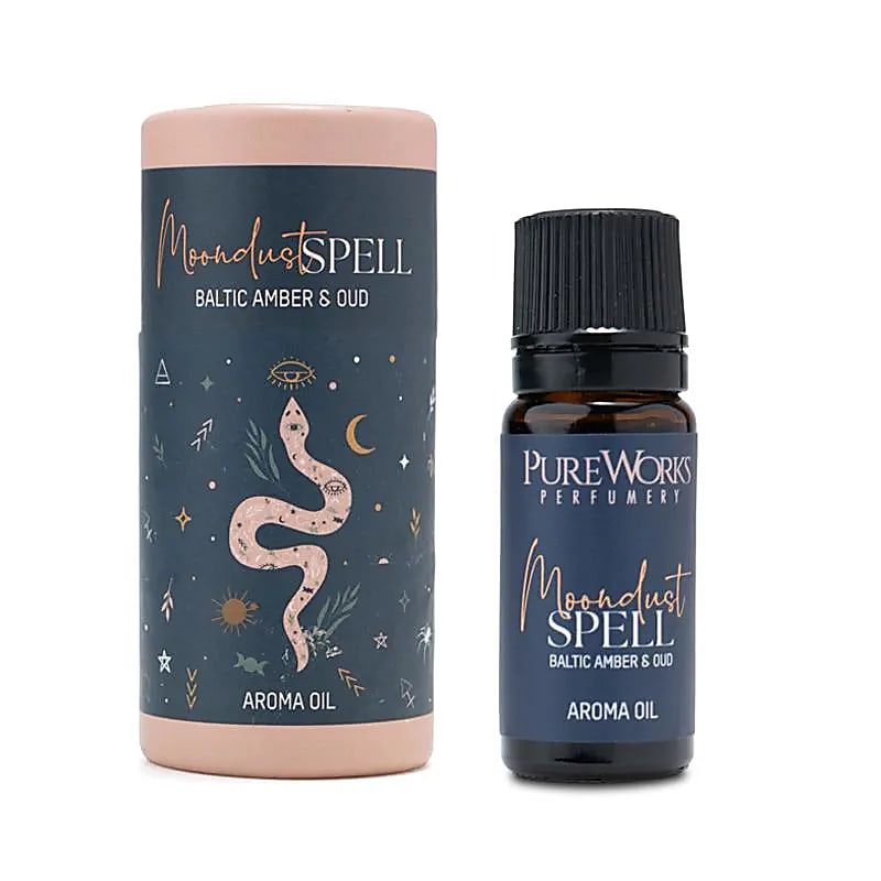 Moondust Spell Fragrance Oil – Baltic Amber & Oudh | Celestial Magic