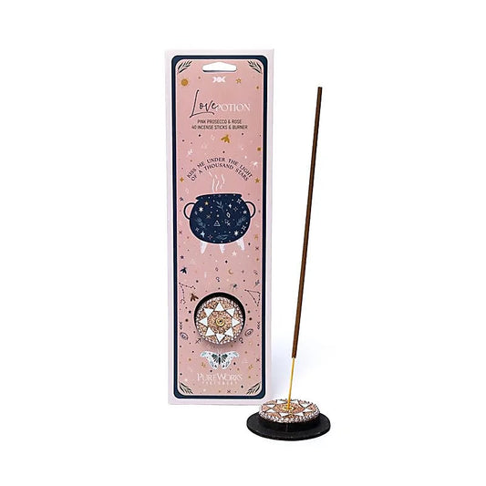 Celestial Magic Incense Love Potion + Incense Holder | Prosecco & Roses