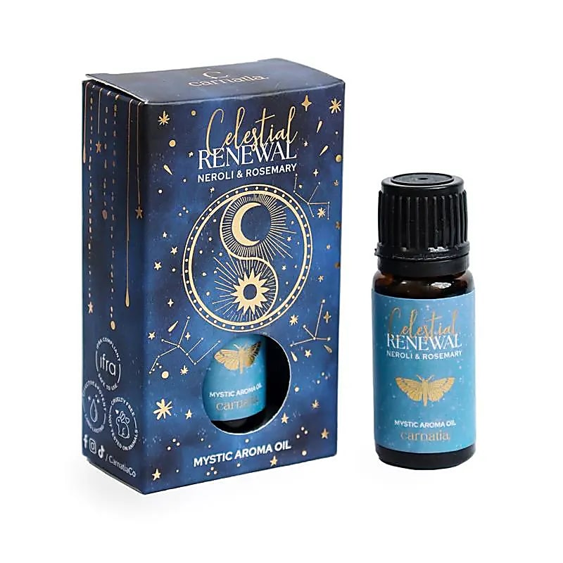 Celestial Renewal Fragrance Oil – Neroli & Rosemary | Carnatia Starry Spell