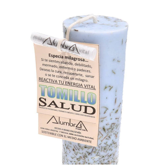 Handmade Thyme Candle — Health, Recovery & Life Energy