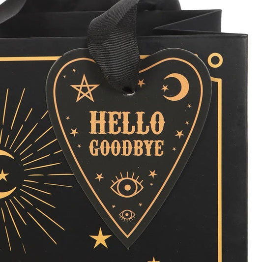 Gothic Ouija Gift Bag Black & Gold 23 cm