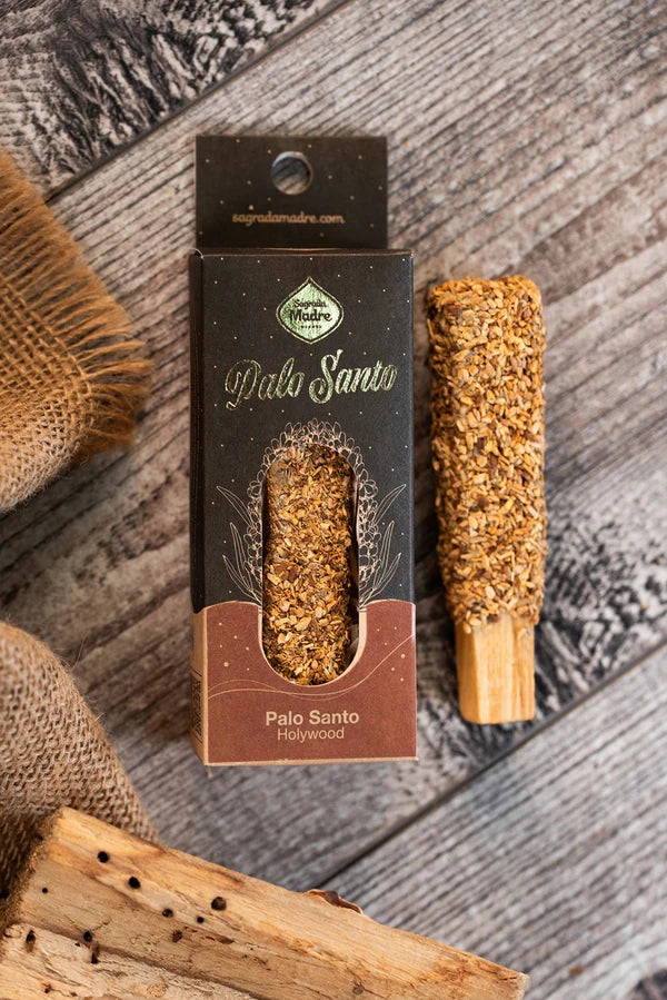Sagrada Madre Palo Santo stokje met Palo Santo Chips
