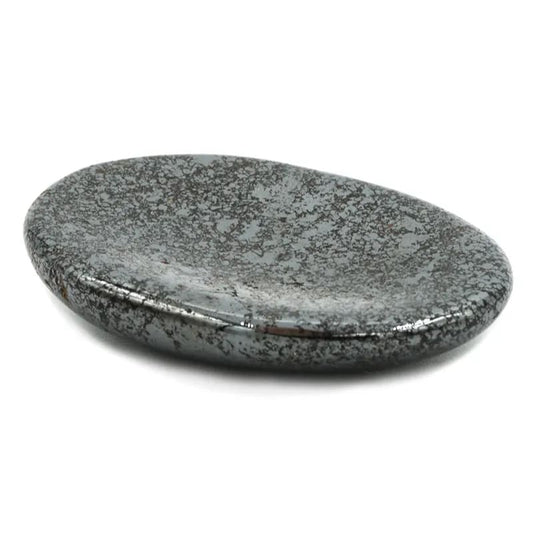 Worry stone hematite