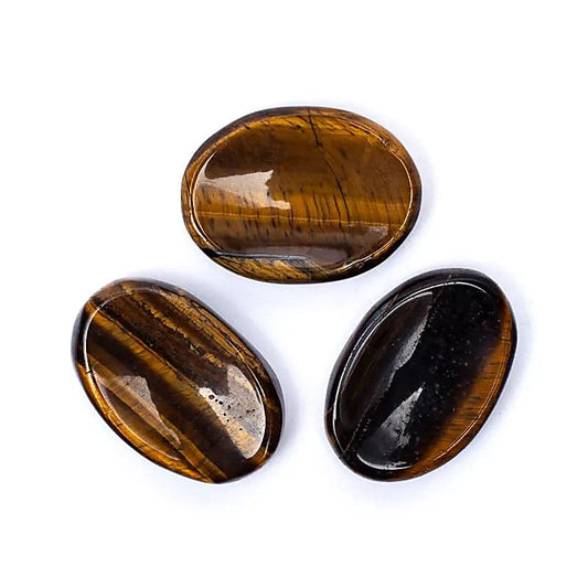 Worry stone tiger's eye