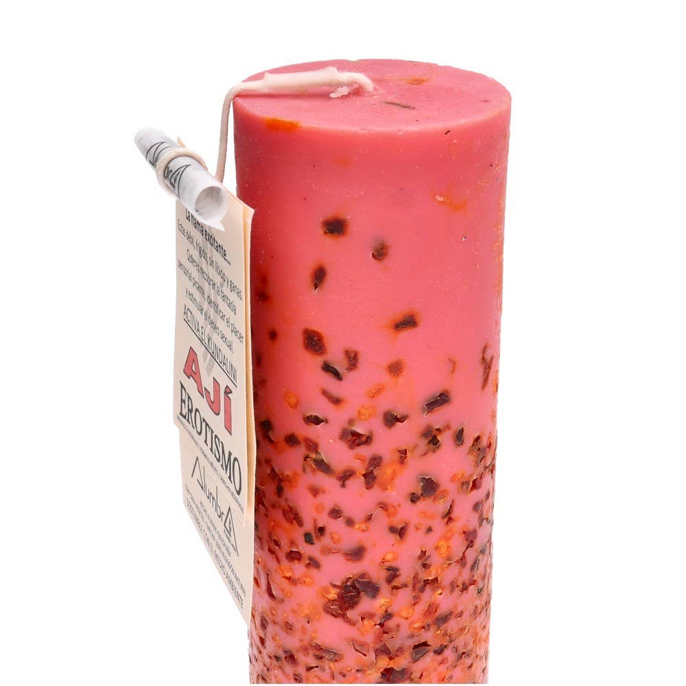 Handgemachte Sojawachs-Kerze – Chili & Erotik