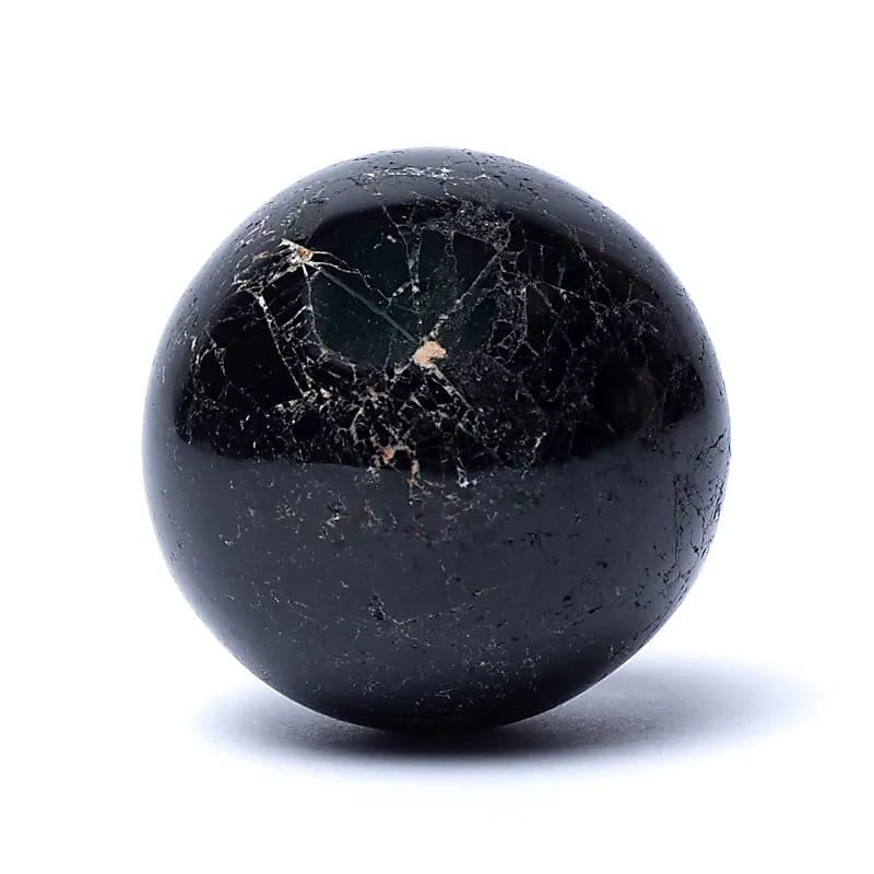 Zwarte toermalijn bol 4 cm