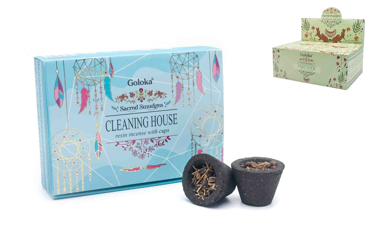 Wierookbekertje Cleaning House – Goloka Kooltjes met Hars