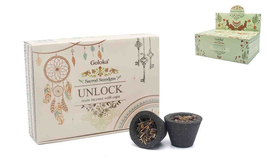Wierookbekertje Unlock – Goloka Kooltjes met Hars