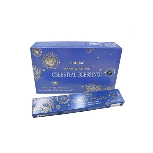 Goloka Manifestation Heavenly Gemstone Incense — Jasmine & Lapis Lazuli