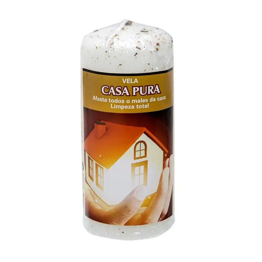 Große Kerze Kräuter Casa Pura - Reinigung