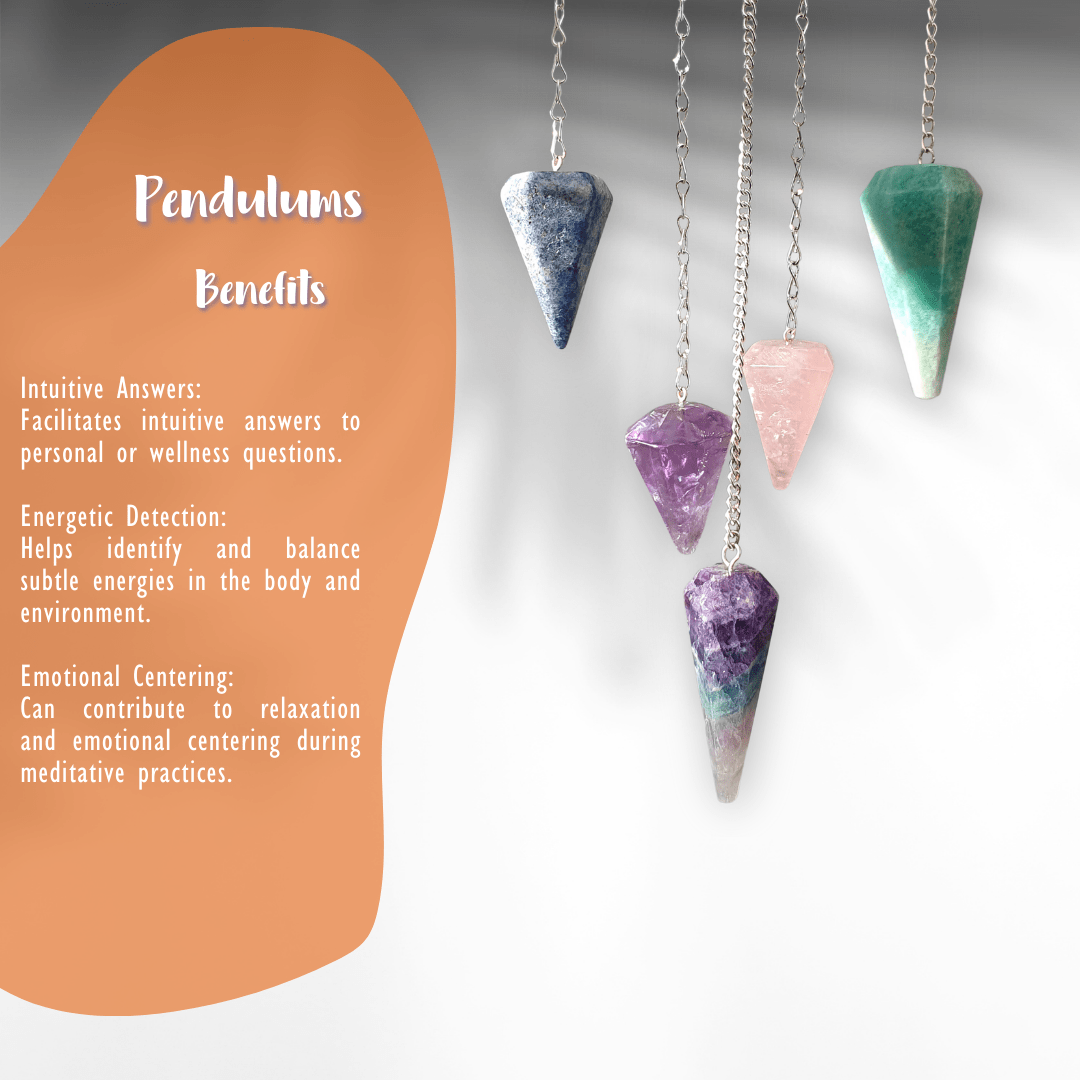 Faceted Amethyst Pendulum