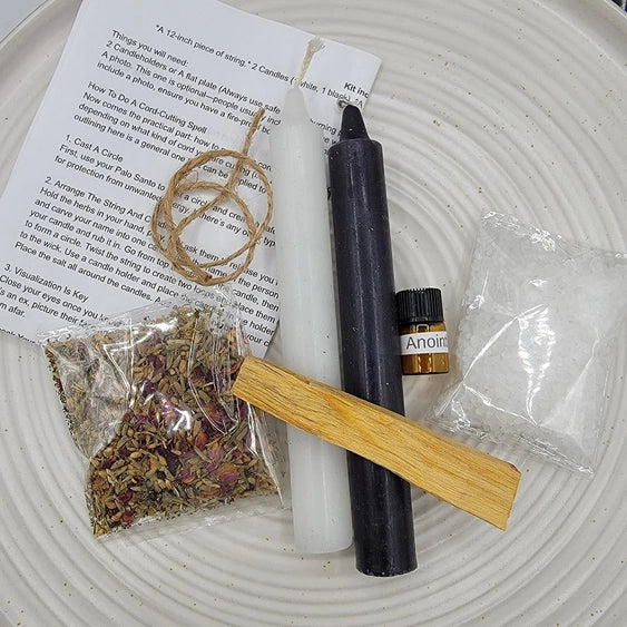 Zauberset zum Durchtrennen von Schnüren – Energetische Freigabe & Grenzritual
