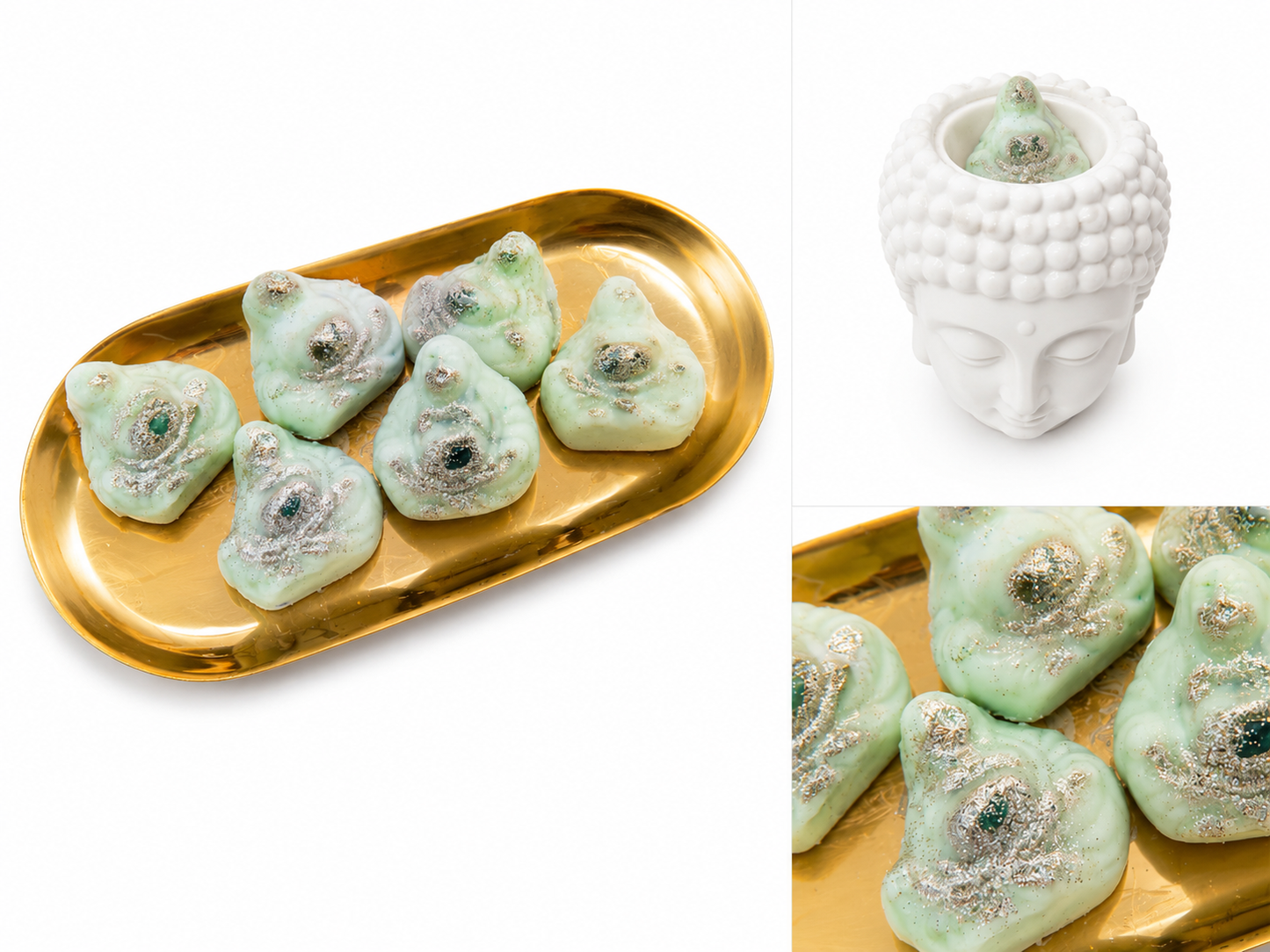 Life Loves Me™ Luxe Buddha Wax Melts voor Geluk, Voorspoed & Positieve Energie