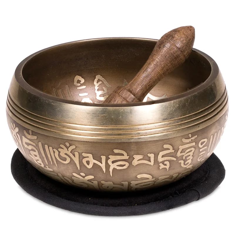 Ohm Singing Bowl Gift Set Black