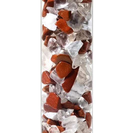 Edelsteinwasserstab Slim Down – Roter Jaspis, Magnesium & Bergkristall