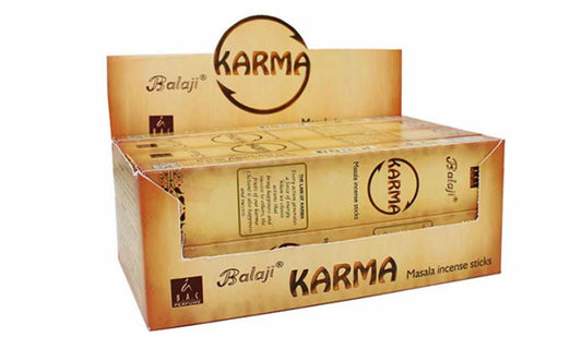 Balaji Karma Wierookstokjes 15g – Zuivering, Balans & Spirituele Groei