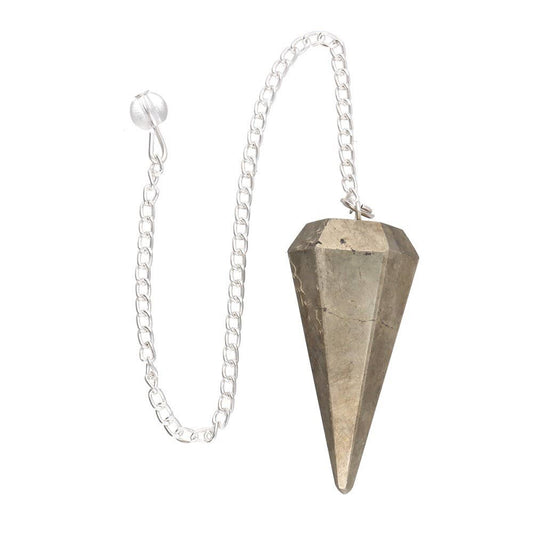 Faceted Pyrite Pendulum