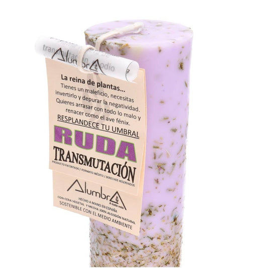 Artisan candle with rue - Transmutation